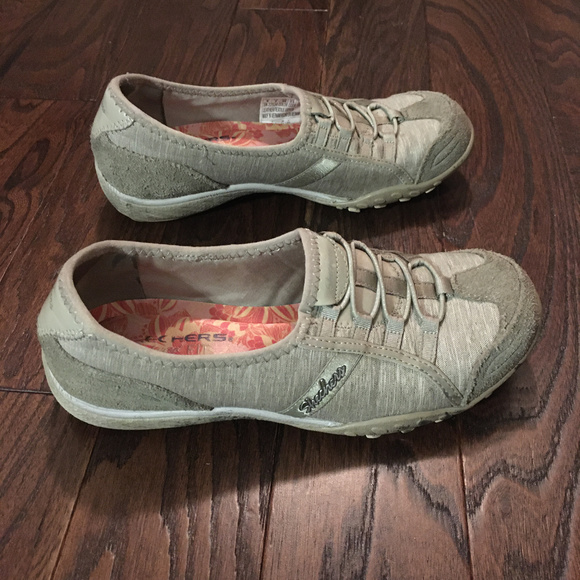 Tan Sketchers Sneakers - Picture 3 of 6